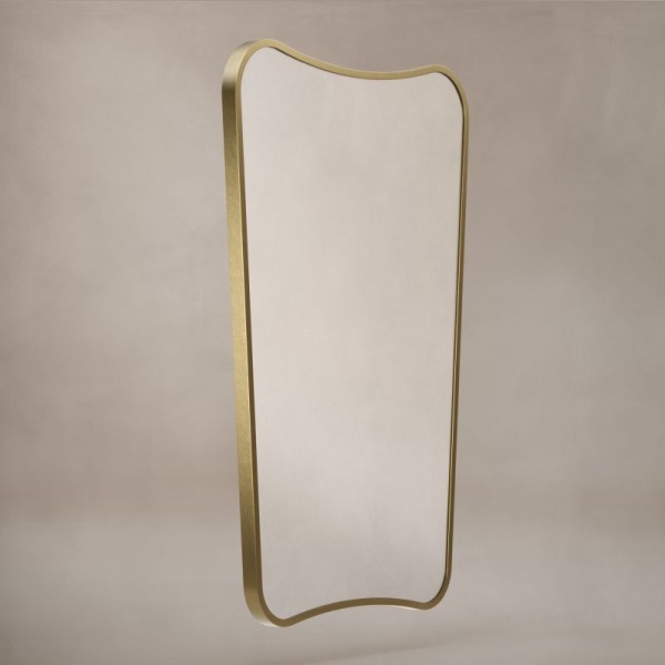 Delphine Mirror 60 x 90cm - Brushed Brass